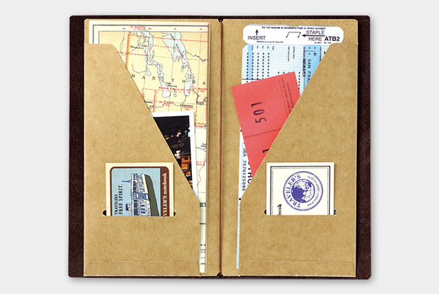 Traveler's notebook refill 020 kraft paper folder