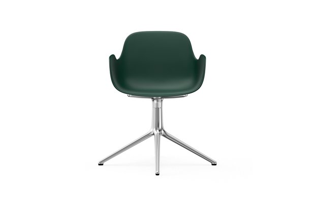 Normann Copenhagen Form Swivel armchair 4L alu groen