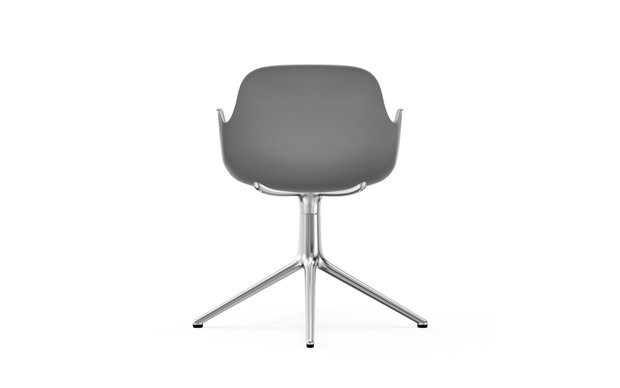 Normann Copenhagen Form Swivel armchair 4L alu grijs