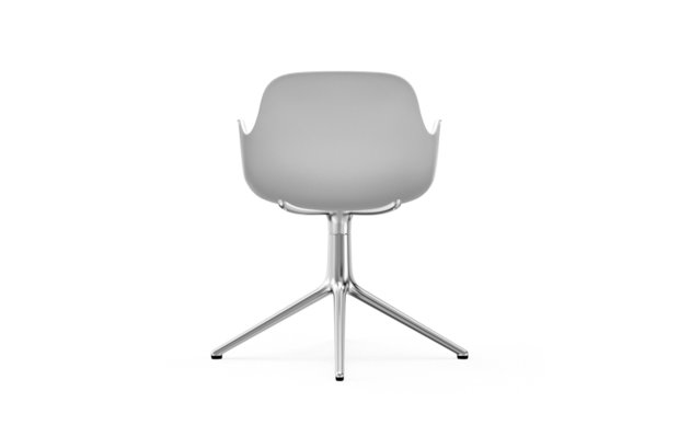 Normann Copenhagen Form Swivel armchair 4L alu  wit