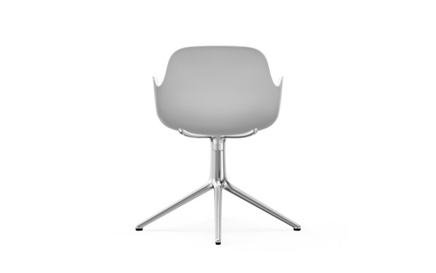 Normann Copenhagen Form Swivel armchair 4L alu  wit