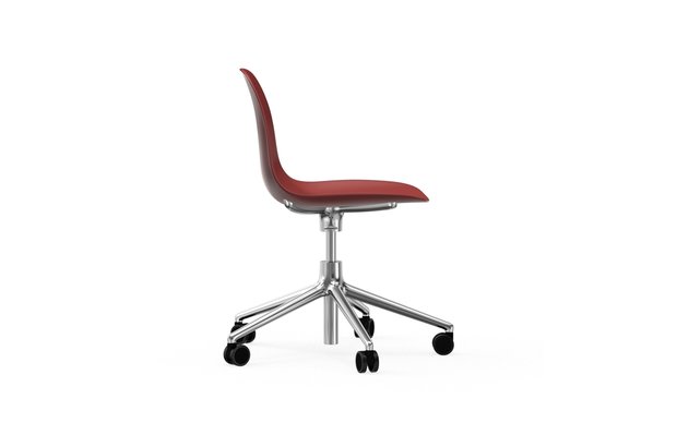 Normann Copenhagen Formchair gaslift Swivel rood