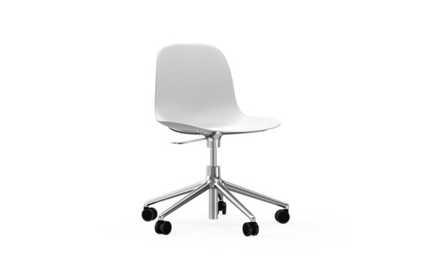 Normann Copenhagen Formchair gaslift Swivel wit