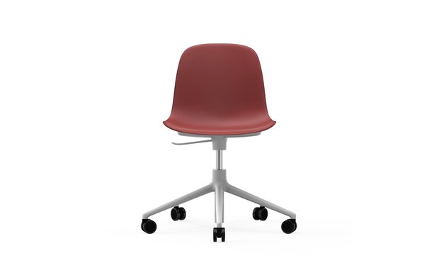 Normann Copenhagen Formchair gaslift Swivel rood