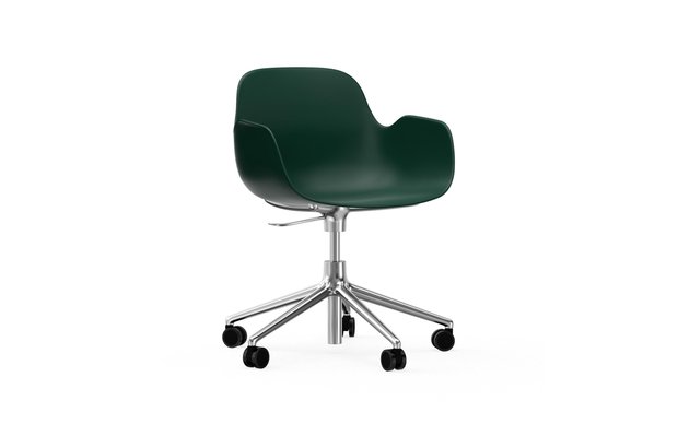 Normann-Copenhagen-Form-Swivel-Armchair-5W-gaslift green