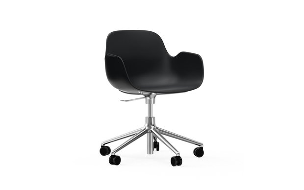 Normann-Copenhagen-Form-Swivel-Armchair-5W-gaslift zwart