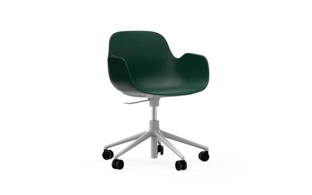 Normann-Copenhagen-Form-Swivel-Armchair-5W-gaslift groen