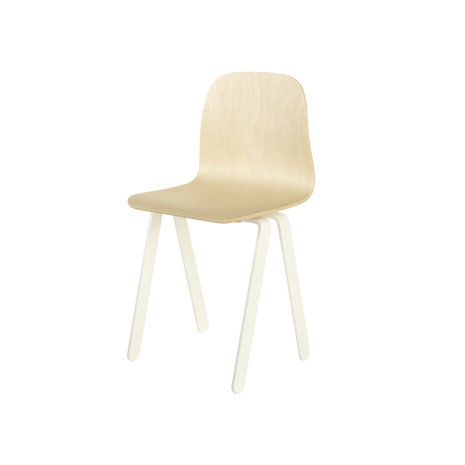 in2wood kids chair large white