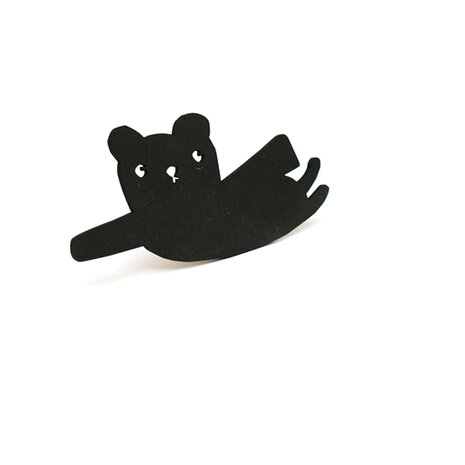 Ted & Tone wall hook superhero black