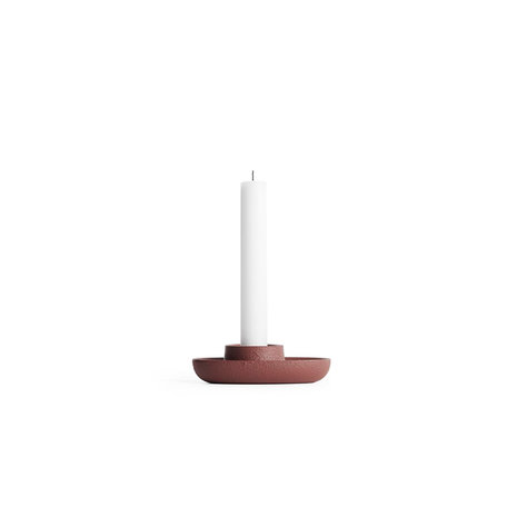 Emko Aye Aye candle holder single wine red