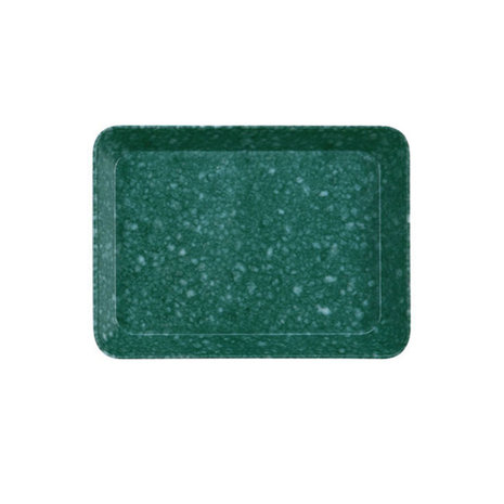 Hightide MArbled melamine desk tray small  green