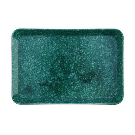Hightide marbled melamine desk tray medium green