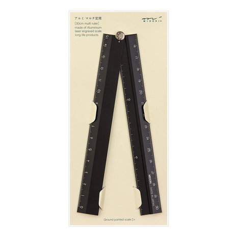 Midori Multiple Ruler Black