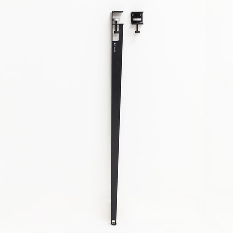 TIPTOE table & bar leg 110 cm graphite black + bracket