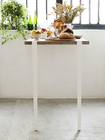 TIPTOE table & bar leg 110 cm white