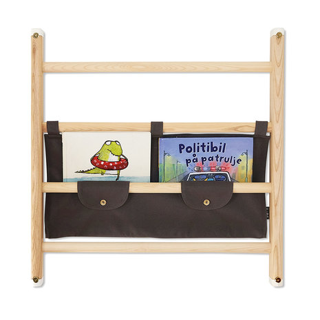 Kaos Endeløs wall bar shelf dark grey
