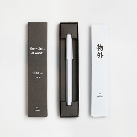 ystudio resin rollerball wit