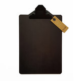 ferm living black stained wood clipboard A4