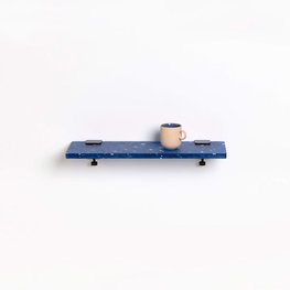 TIPTOE Wandplank van gerecycled plastic blauw