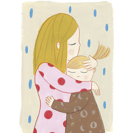 Marta Abad Blay "Embrace Sisters" poster print 50 x 70 cm Marta Abad Blay "Embrace Sisters" poster print 50 x 70 cm