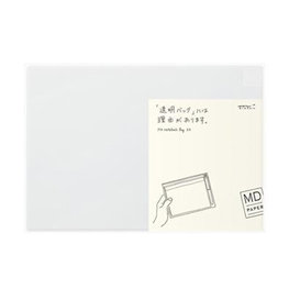 Midori MD Paper Notebook Bag transparant A5 Midori MD Paper Notebook Bag transparant A5