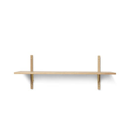 Ferm Living Sector Shelf single eiken - enkele wandplank