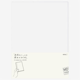 Midori MD Paper Notebook Cover transparant A4 Midori MD Paper Notebook Cover transparant A4