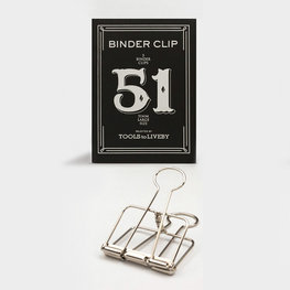 Tools to Liveby Binder Clip 51mm Chroom Tools to Liveby Binder Clip 51mm Chroom