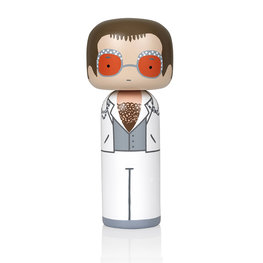 Lucie Kaas Elton John White - Kokeshi pop Lucie Kaas Elton John White - Kokeshi pop