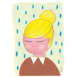 Marta Abad Blay "Jimi Lou" poster print 50 x 70 cm Marta Abad Blay "Jimi Lou" poster print 50 x 70 cm