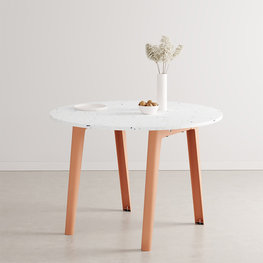 TIPTOE New Modern - ronde tafel recycled plastic (110 cm) TIPTOE New Modern - ronde tafel recycled plastic (110 cm)