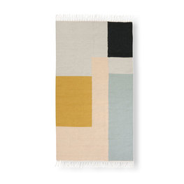 Ferm Living Kelim kleed Squares small Ferm Living Kelim kleed Squares small