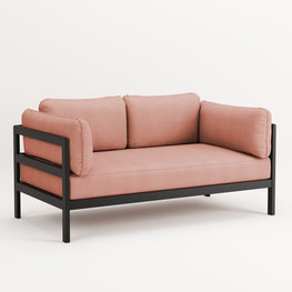 TIPTOE EASY Sofa 2 seater- zwart frame TIPTOE EASY Sofa 2 seater- zwart frame