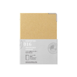 Traveler's notebook-Passport Size- Refill Binder 016 Traveler's notebook-Passport Size- Refill Binder 016