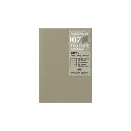 Traveler's notebook -Passport Size- Free diary (week verticaal) refill 007 Traveler's notebook -Passport Size- Free diary (week verticaal) refill 007