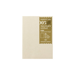 Traveler's notebook -Passport Size- Lightweight paper refill 005 Traveler's notebook -Passport Size- Lightweight paper refill 005