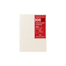 Traveler's notebook -Passport Size- Schets teken papier refill 008 Traveler's notebook -Passport Size- Schets teken papier refill 008