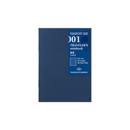 Traveler's notebook -Passport Size- lijntjes papier notebook refill 001 Traveler's notebook -Passport Size- lijntjes papier notebook refill 001