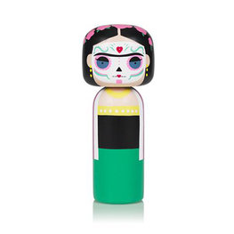Lucie Kaas Frida Kahlo Dia de Muertos - Kokeshi pop Lucie Kaas Frida Kahlo Dia de Muertos - Kokeshi pop