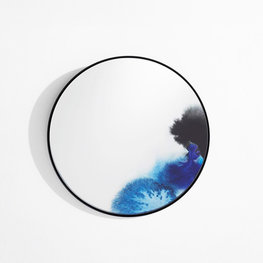 Petite Friture Francis Wall Mirror (spiegel) blue small Petite Friture Francis Wall Mirror (spiegel) blue small