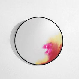 Petite Friture Francis Wall Mirror (spiegel) pink small Petite Friture Francis Wall Mirror (spiegel) pink small