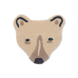Ferm Living Tufted Polar Bear Head wandkleed/vloerkleed Ferm Living Tufted Polar Bear Head wandkleed/vloerkleed