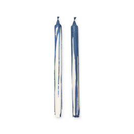 Ferm Living  Dryp Candles Blauw - set kaarsen Ferm Living  Dryp Candles Blauw - set kaarsen