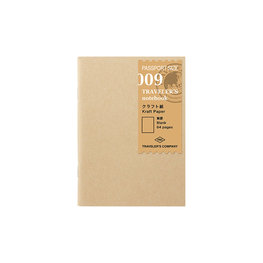 Traveler's notebook -Passport Size- Kraft papier refill 009 Traveler's notebook -Passport Size- Kraft papier refill 009