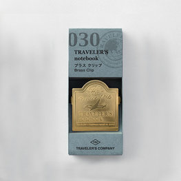 Traveler's Notebook Brass Clip Have A Nice Trip Traveler's Notebook Brass Clip Have A Nice Trip
