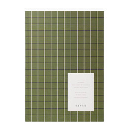 NOTEM STUDIO Notebook "Vita" Medium Green Grid NOTEM STUDIO Notebook "Vita" Medium Green Grid