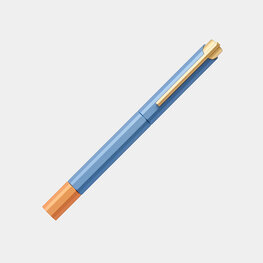 Ystudio Glamour Evolve-Bihex Rollerball Pen Blue Gin Ystudio Glamour Evolve-Bihex Rollerball Pen Blue Gin