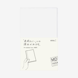 Midori MD Paper Notebook Cover transparant B6 SLIM Midori MD Paper Notebook Cover transparant B6 SLIM