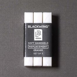 Blackwing Soft Handheld Eraser refill. Set of 3 Blackwing Soft Handheld Eraser refill. Set of 3