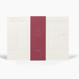 NOTEM MILO week planner notepad NOTEM MILO week planner notepad